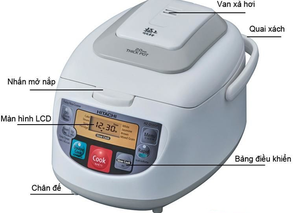 Nồi cơm điện Hitachi RZ-D10GFY