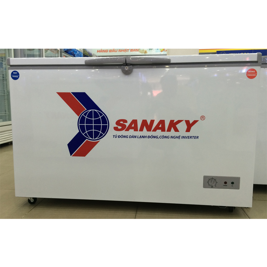 Tủ đông Sanaky VH-3699W3, dung tích 360L, Inverter, dàn lạnh đồng
