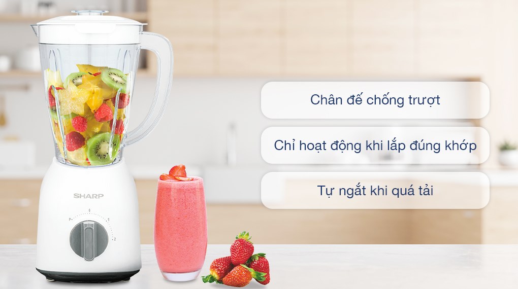 Máy xay sinh tố Sharp EM-S154PV