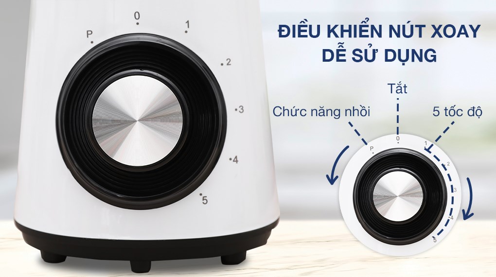 Máy xay sinh tố đa năng Sharp EM-S155PV-WH
