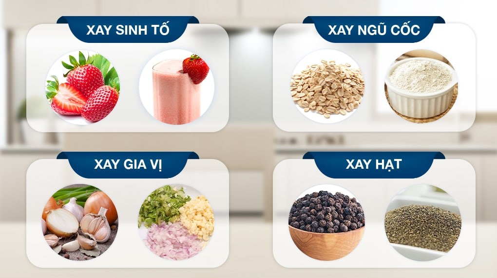 Máy xay sinh tố đa năng Sharp EM-S155PV-WH