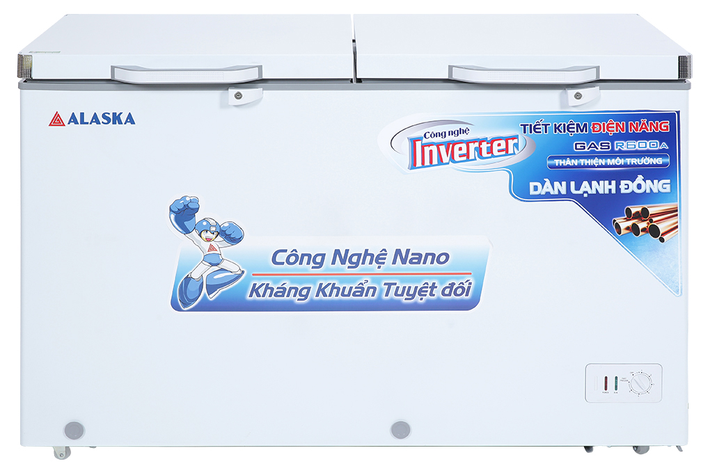 Tủ đông Alaska Inverter 312 lít BCD 5068CI
