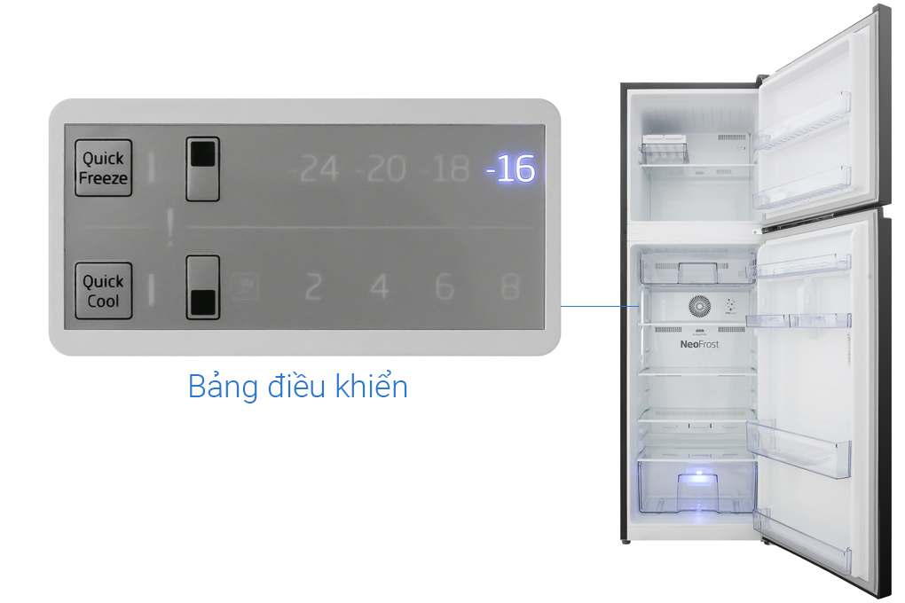 Tủ lạnh Beko Inverter 250 lít RDNT271I50VWB