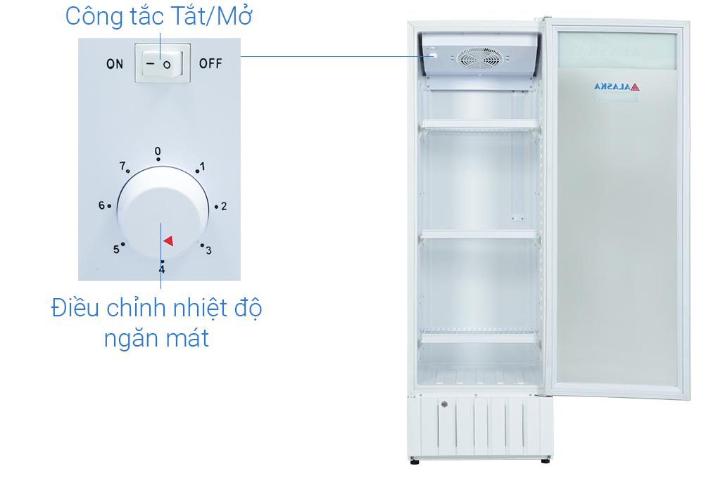 Tủ mát Alaska 270 lít LC 455H