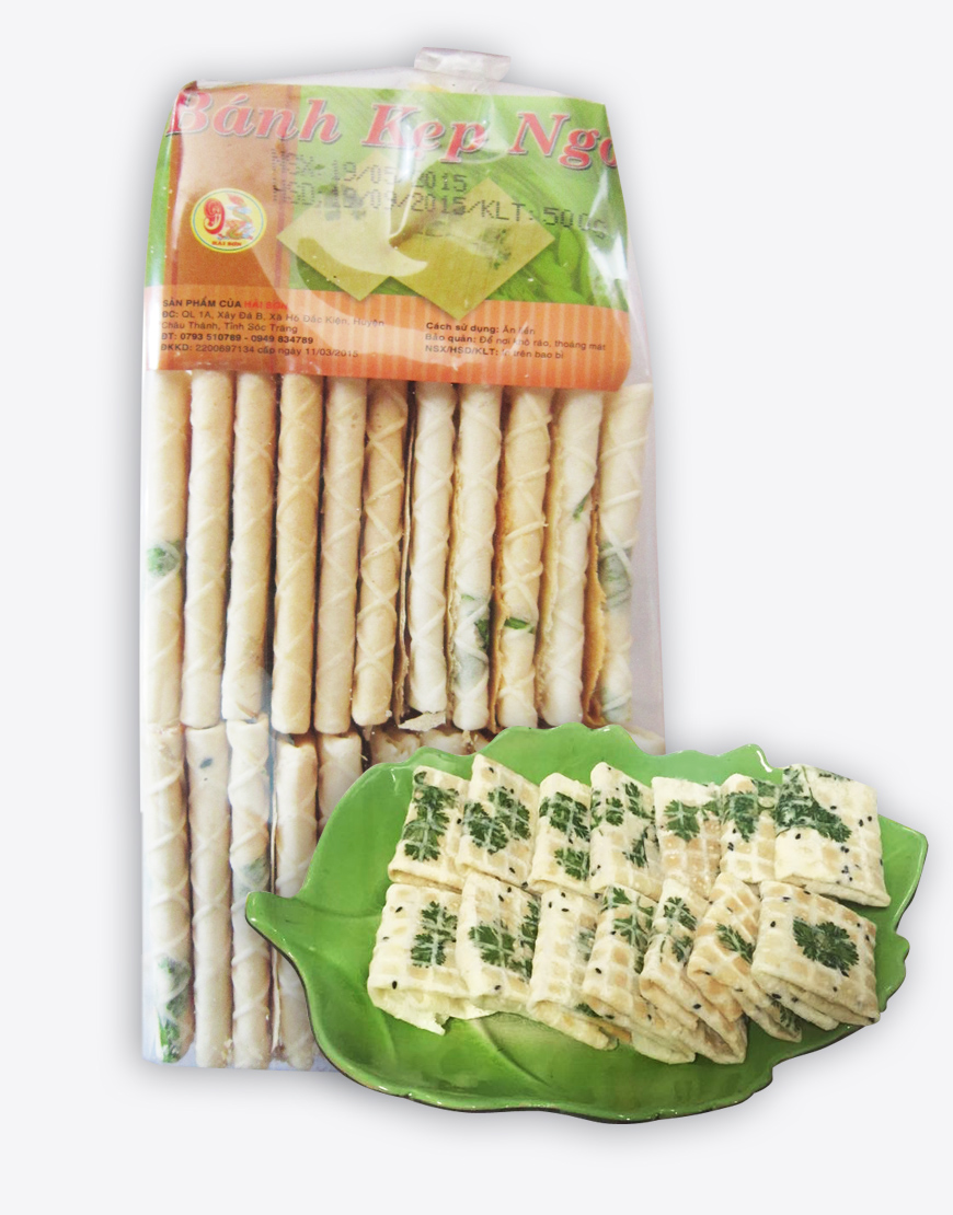 Bánh Kẹp Ngò Hải Sơn Bánh Pía Hải Sơn Bánh Kẹp Ngò Hải Sơn Bánh Pía Hải Sơn
