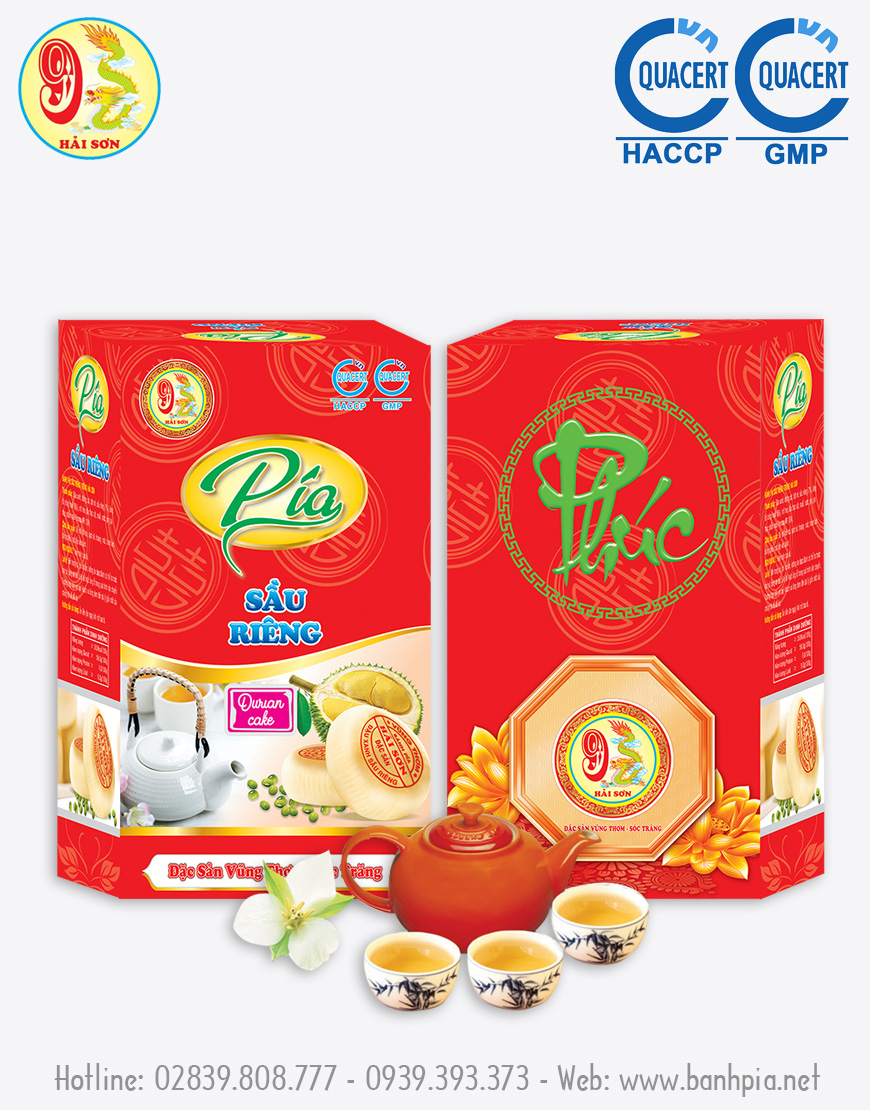 Bánh Pía Hộp Giấy Hải Sơn 450G Bánh Pía Hải Sơn