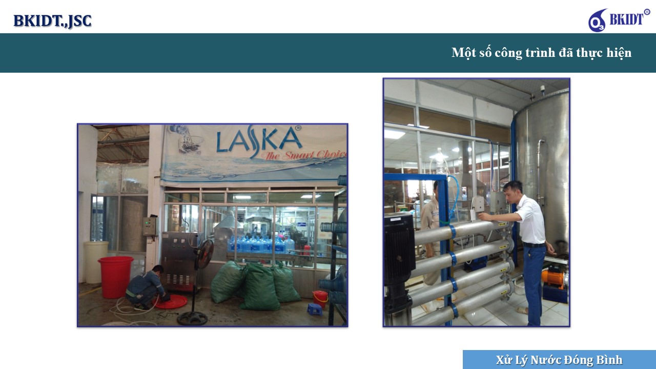 Ozone xử lý nước uống