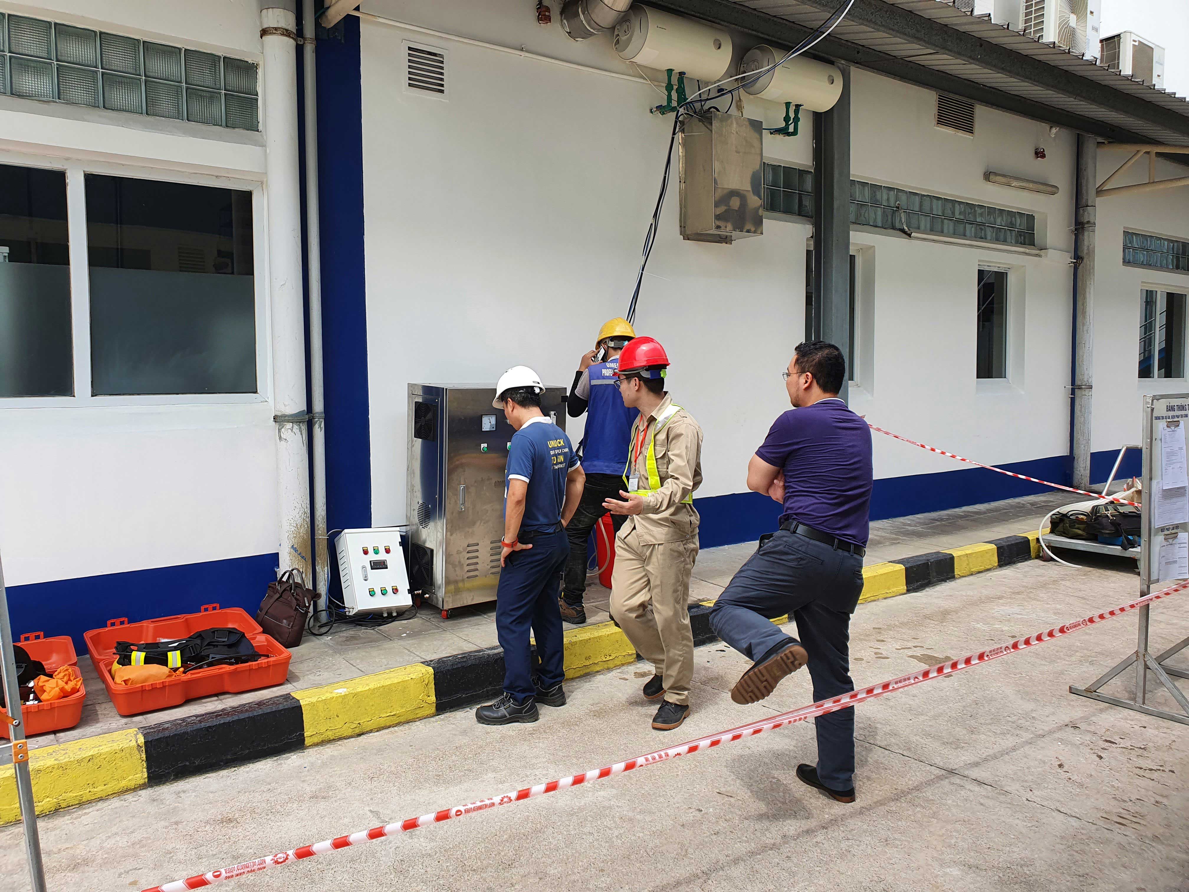 Lắp máy ozone tại FrieslandCampina Hà Nam