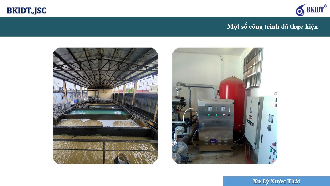 Ứng dụng ozone trong xử lý nước thải