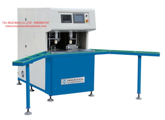 Máy làm sạch góc cửa nhựa CNC, hiệu Maxicut