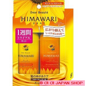 Set dầu gội xả phục hồi và giàu dưỡng chất Himawari (1 tuần)