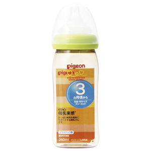 Bình pigeon cổ rộng nhựa nội địa nhật 240ml