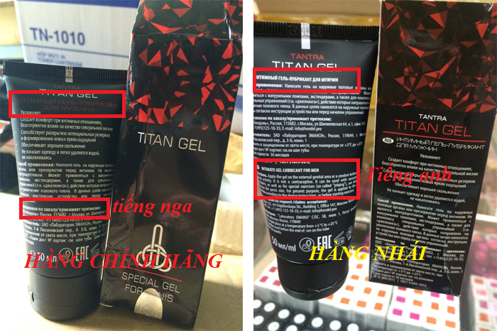 Cách Phân Biệt Gel TiTan Vũng Tàu Chính Hãng