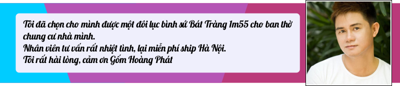 khách đã mua lục bình sứ Hoàng Phát