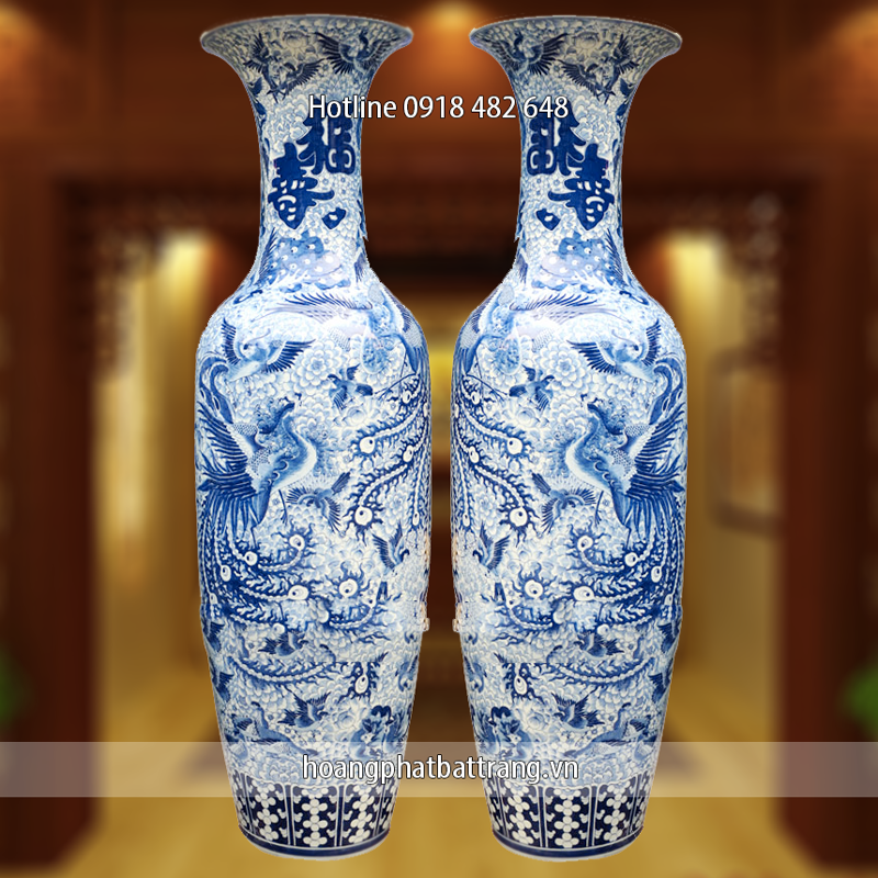 Lộc bình Bách điểu, vẽ cầu kỳ