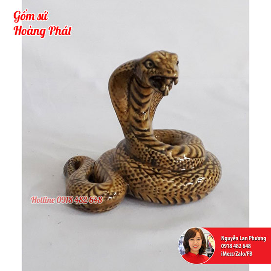 Tượng linh vật tuổi Tỵ - bộ 12 con giáp