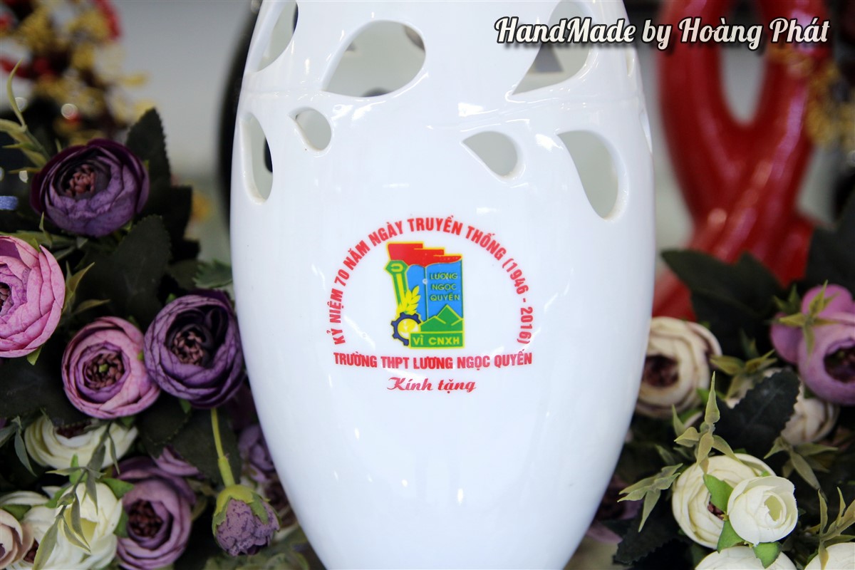 Bình Hoa in ấn logo THPT Lương Ngọc Quyến 1