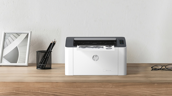 Máy in HP LaserJet Pro M107, nhỏ gọn, tiện lợi