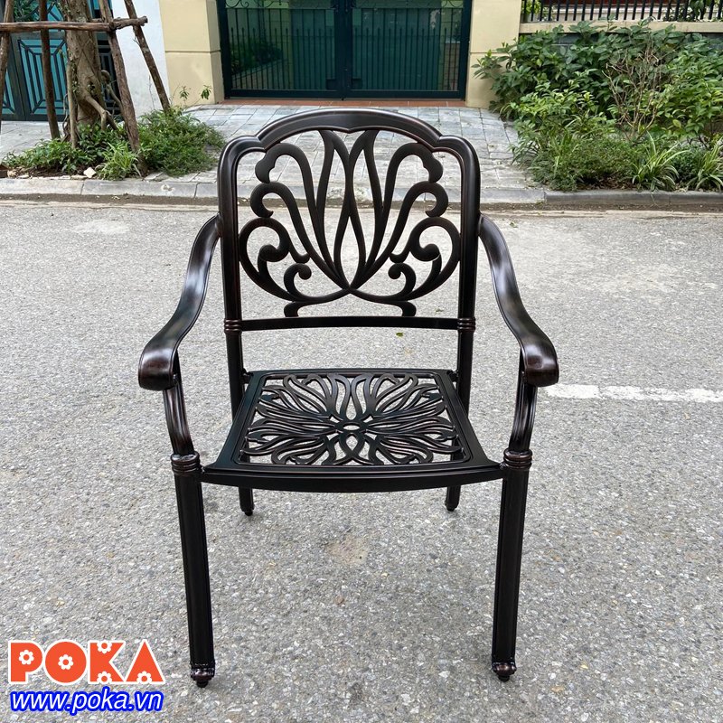 Bàn ghế sân vườn nhôm đúc ND05