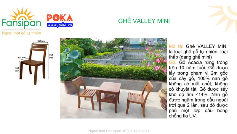 ghế valley mini