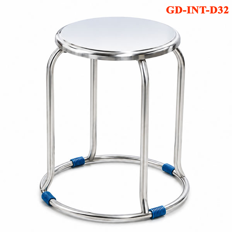 Ghế đôn inox tròn đường kính 320mm GD-INT-D32