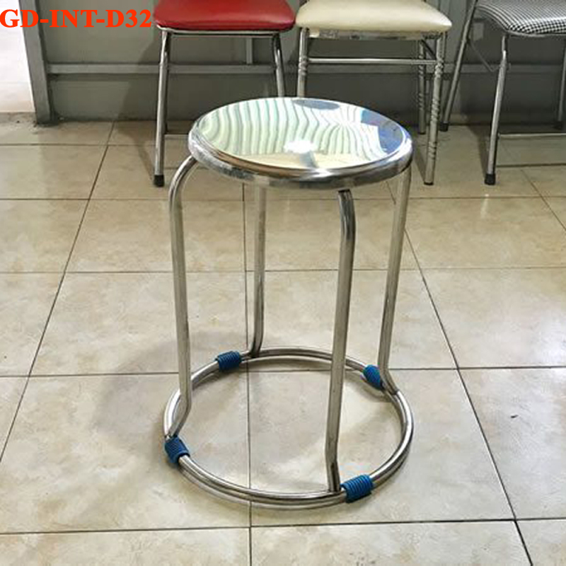 Ghế đôn inox tròn đường kính 320mm GD-INT-D32
