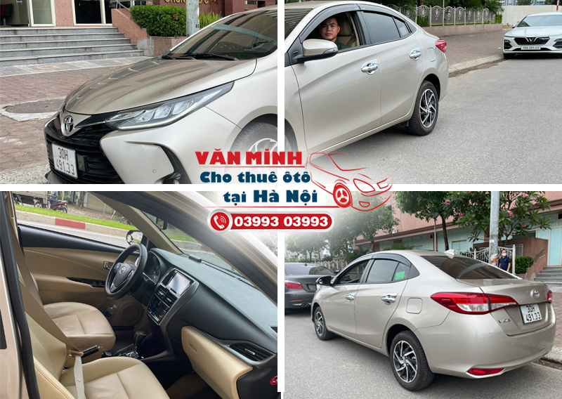 Cho thuê xe toyota vios số tự động