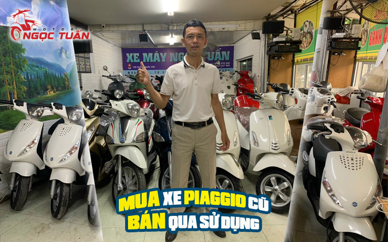 Mua bán xe máy Piaggio cũ tại Hà Nội
