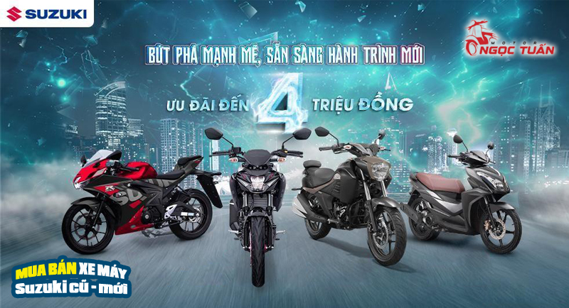 Mua bán xe máy suzuki cũ tại Hà Nội