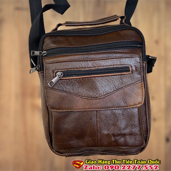 Túi Đeo Chéo Da Thật