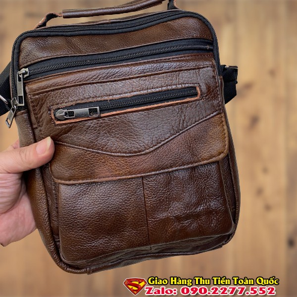 Túi Đeo Chéo Da Thật