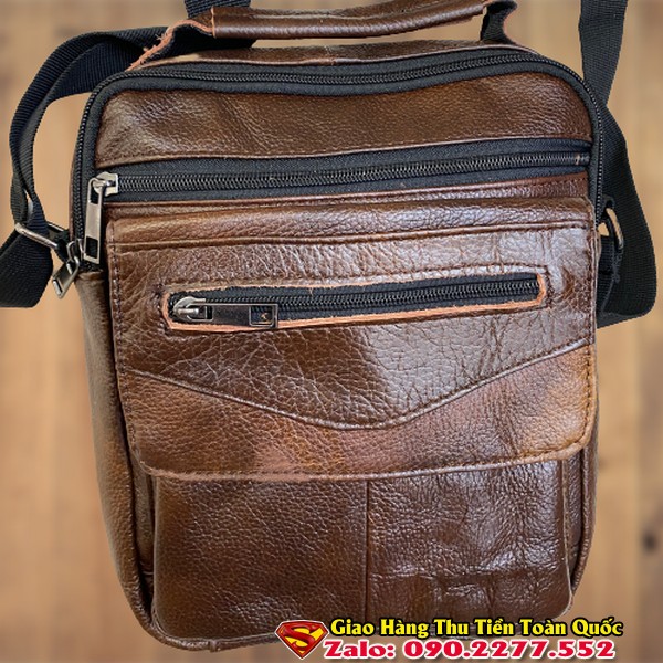 Túi Đeo Chéo Da Thật