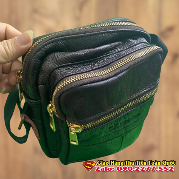 Túi Đeo Chéo Da Thật