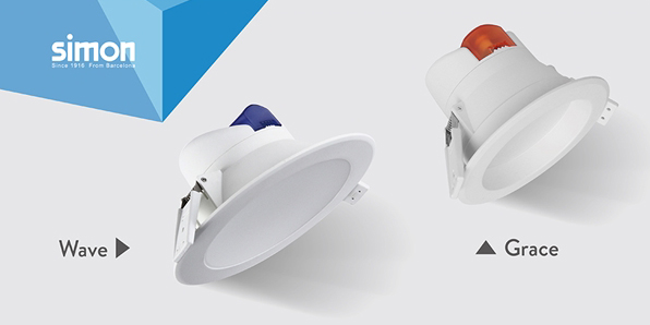 So sánh 2 dòng đèn Downlight Simon Grace và Wave - Phân phối Thiết bị điện Simon