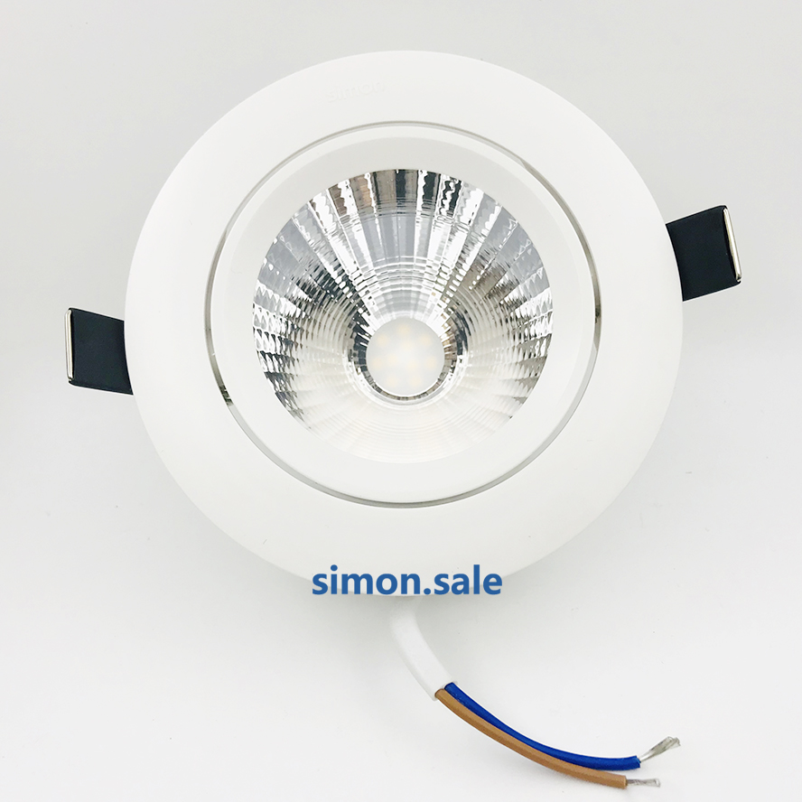Đèn LED Downlight COB chiếu điểm 8W 24° phi 95 4000K Simon N0424-0214 ...