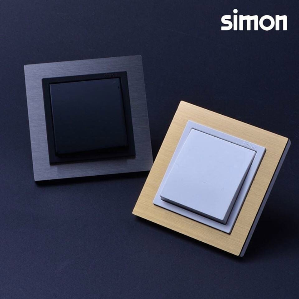 Khung viền đơn to màu vàng dùng đế lắp 1 nhân Simon Series V8 80811-48 - Phân phối Thiết bị điện Simon