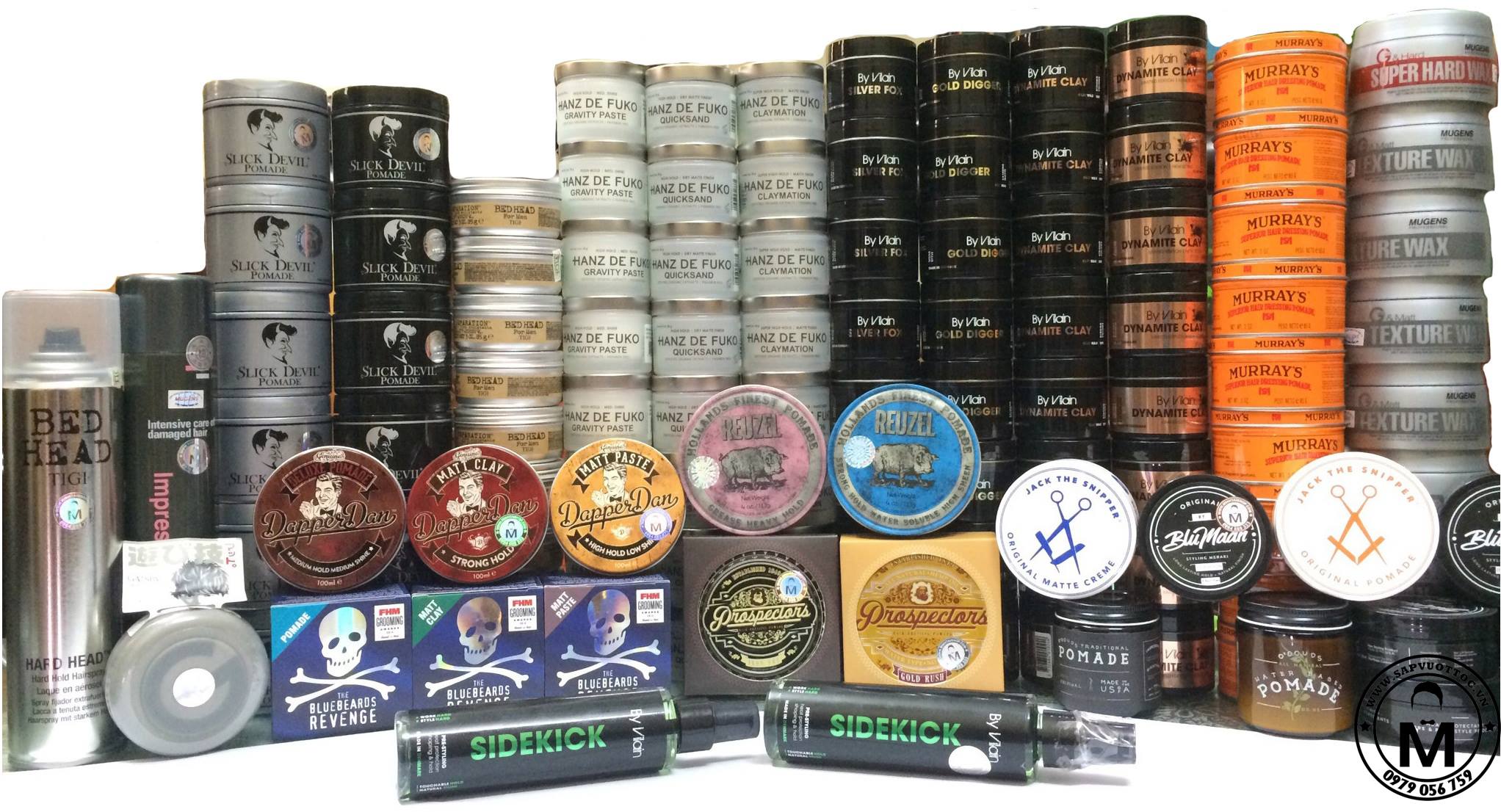 Phân biệt WAX CLAY PASTE POMADE GEL...