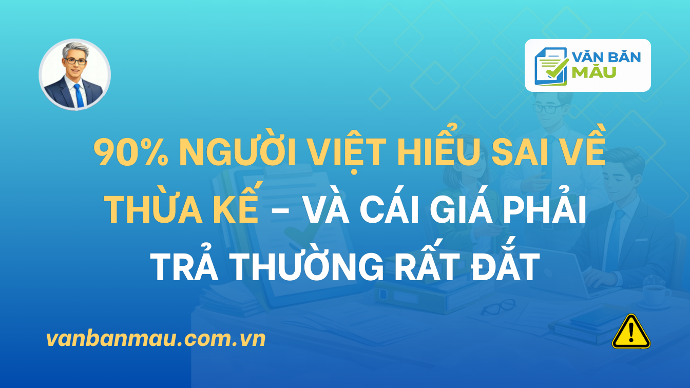 90% người Việt hiểu sai về thừa kế – Và cái giá phải trả thường rất đắt