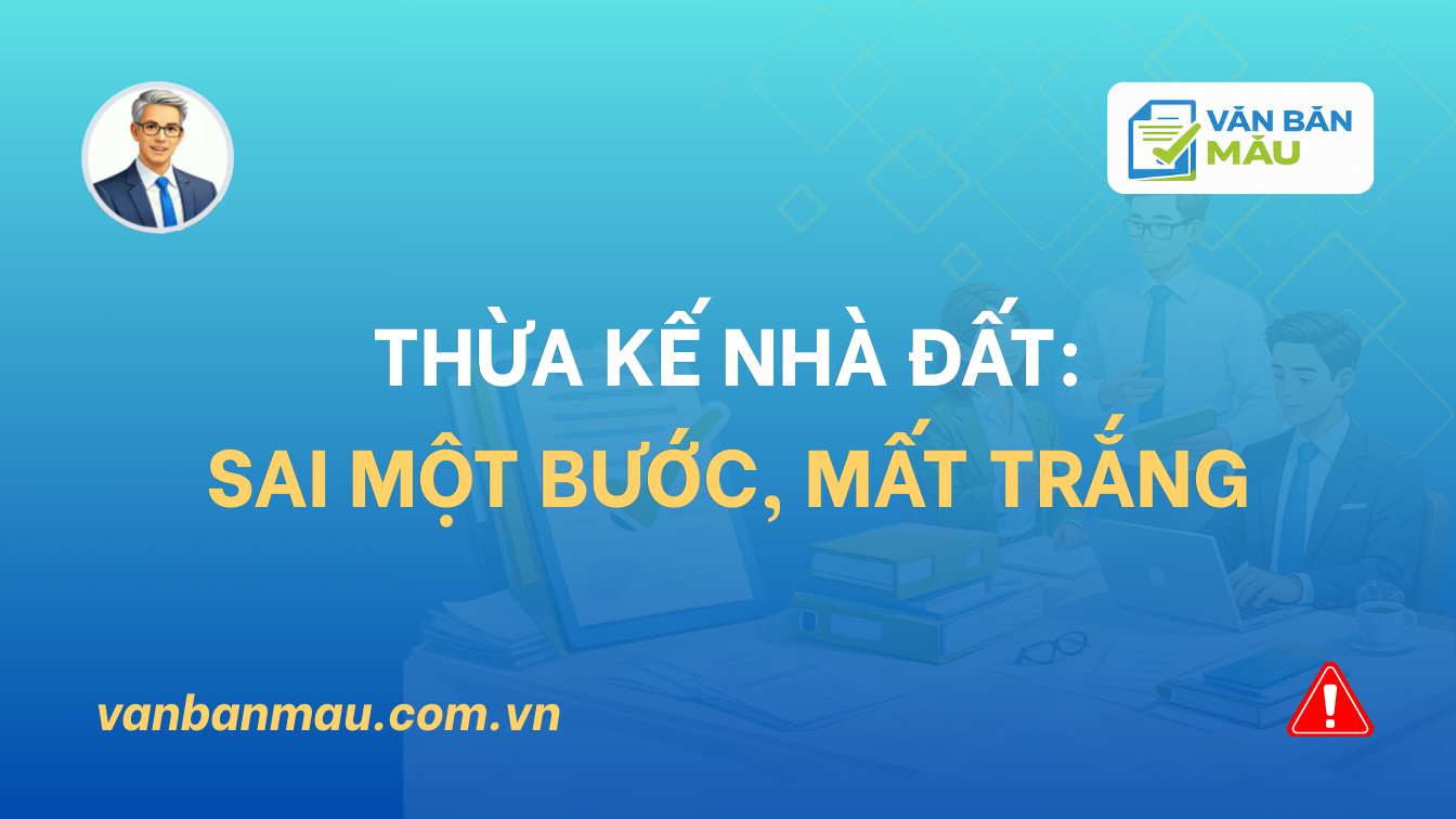 Thừa Kế Nhà Đất: Chỉ Cần Sai 1 Bước, Mất Trắng