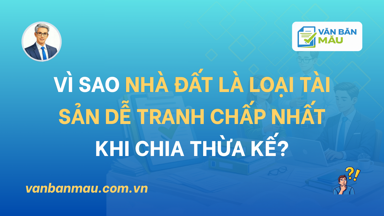 Vì sao nhà đất là loại tài sản dễ tranh chấp nhất khi chia thừa kế?