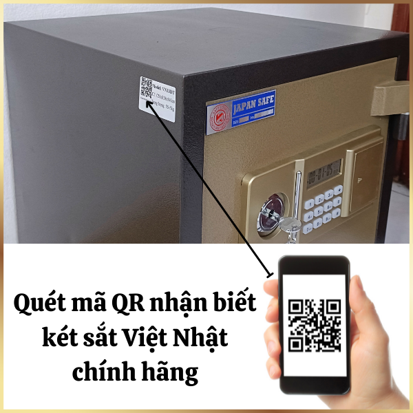 Cách nhận biết Két sắt Việt Nhật Chính Hãng phân biệt hàng thật hàng giả