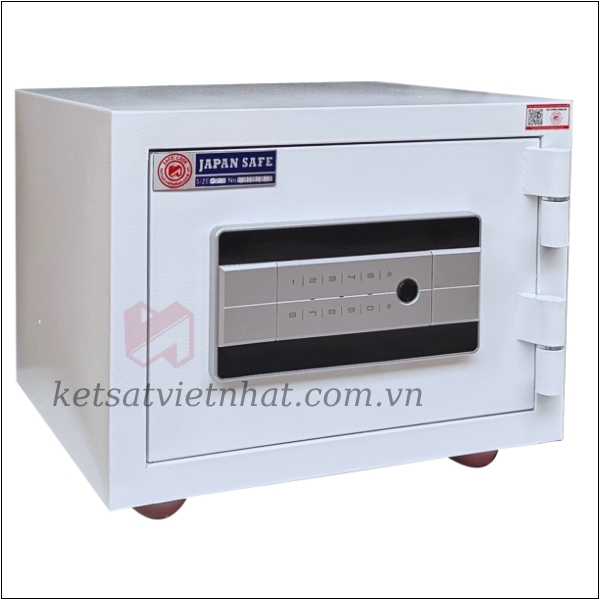 Két sắt thông minh Việt Nhật VN20FE kết nối điện thoại màu trắng