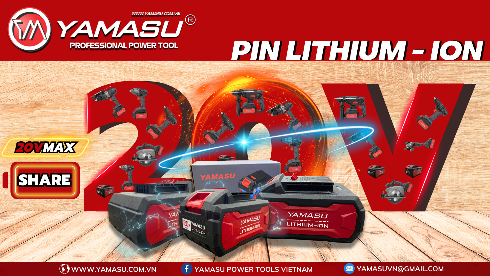 Pin Lithium-Ion 20V : Tại sao lại là lựa chọn tốt cho máy khoan cầm tay của bạn?