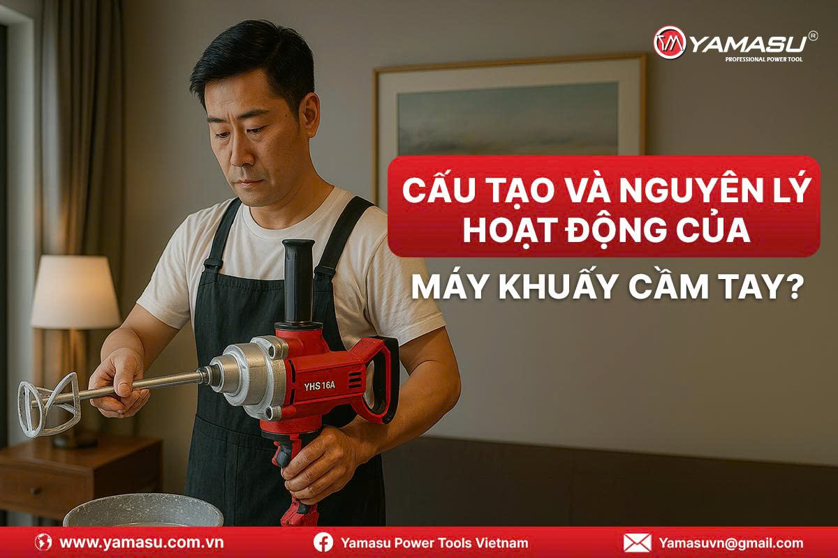Cấu tạo và nguyên lý hoạt động của máy khuấy cầm tay?