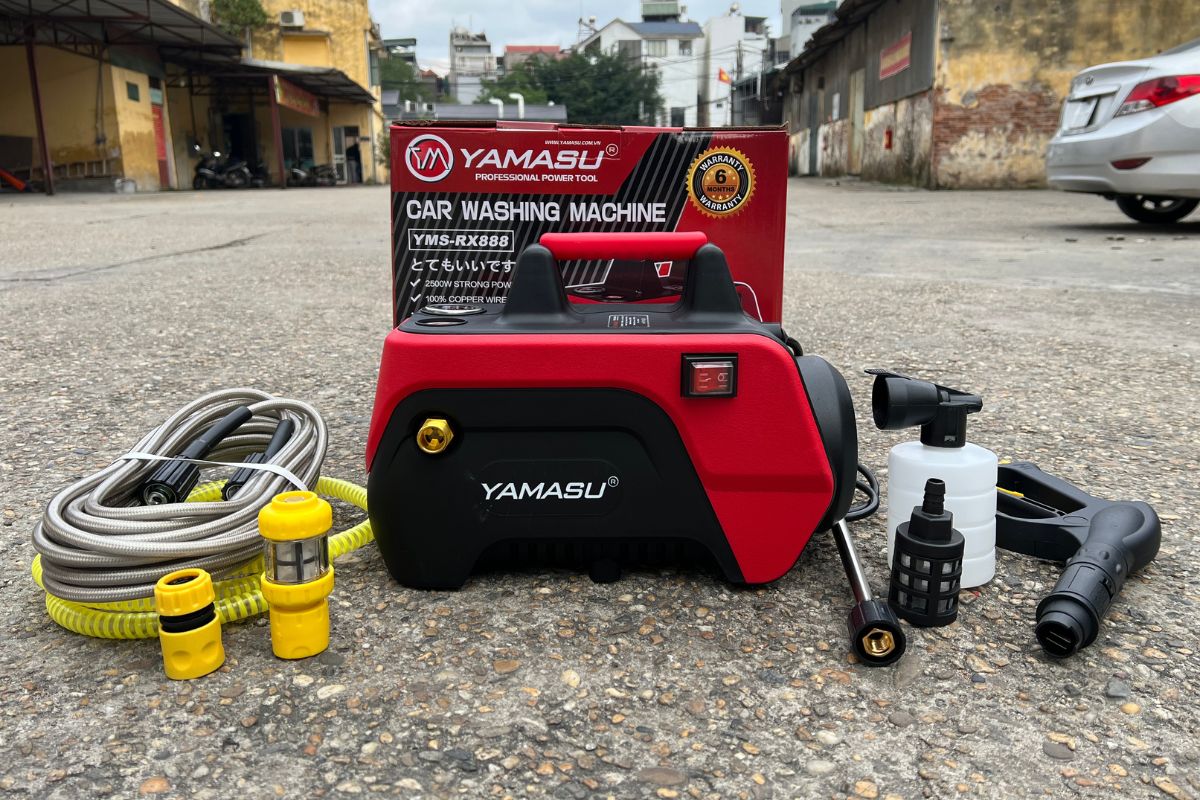 Lợi ích khi mua máy rửa xe Yamasu chính hãng