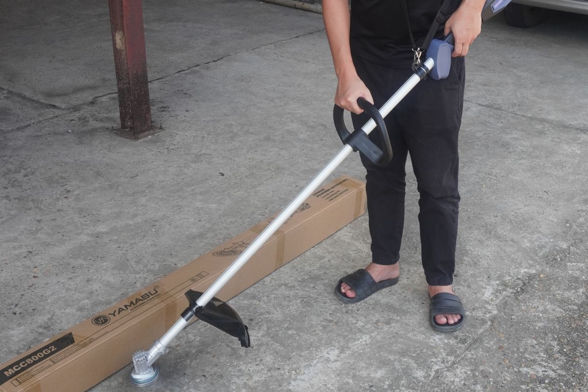 Lưu ý khi sử dụng máy cắt cỏ pin