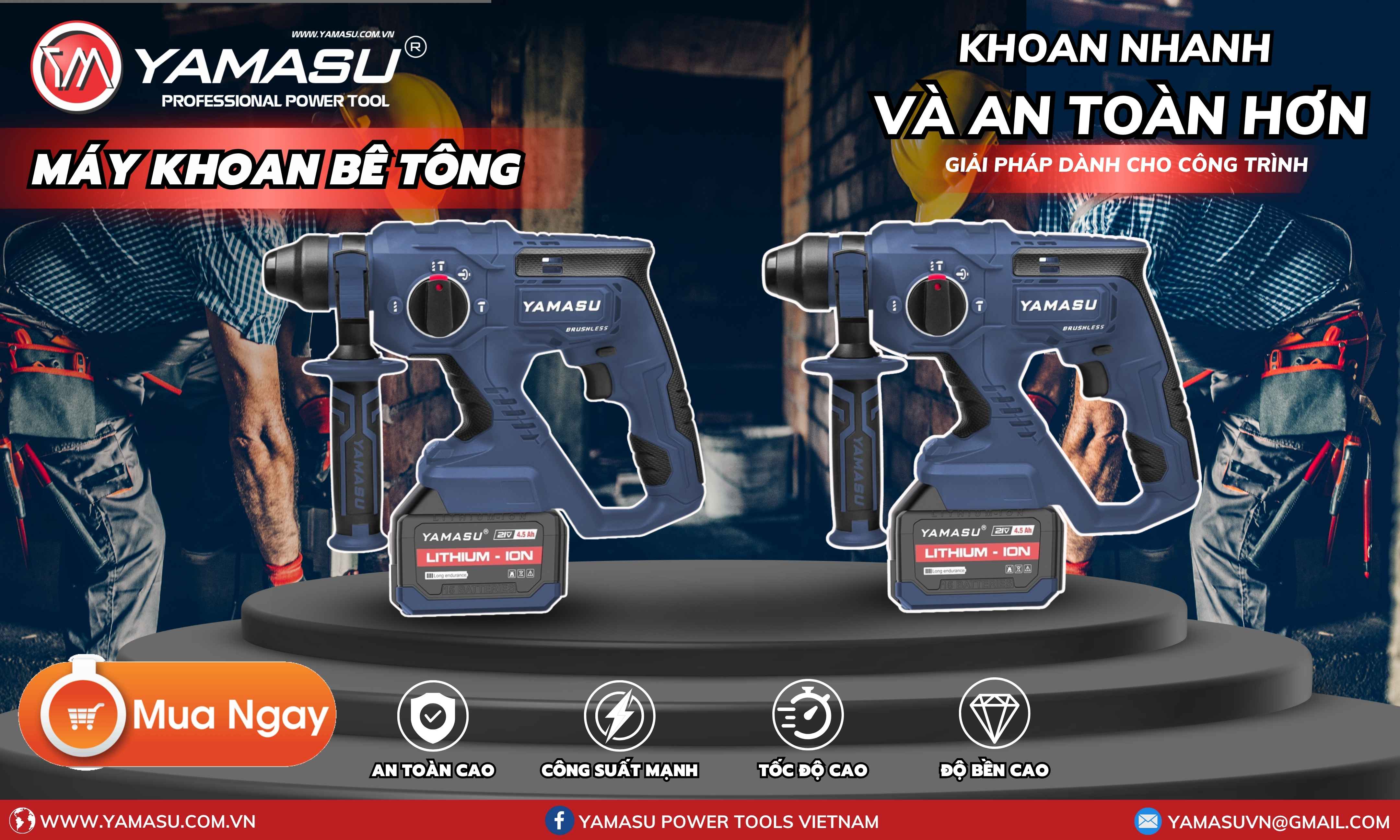 Lưu ý khi sử dụng máy khoan tường an toàn, hiệu quả