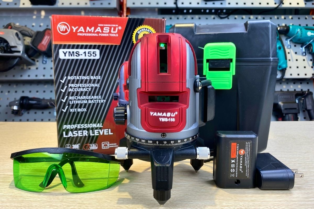 MÁY CÂN MỰC LASER YAMASU YMS-155 5 TIA XANH