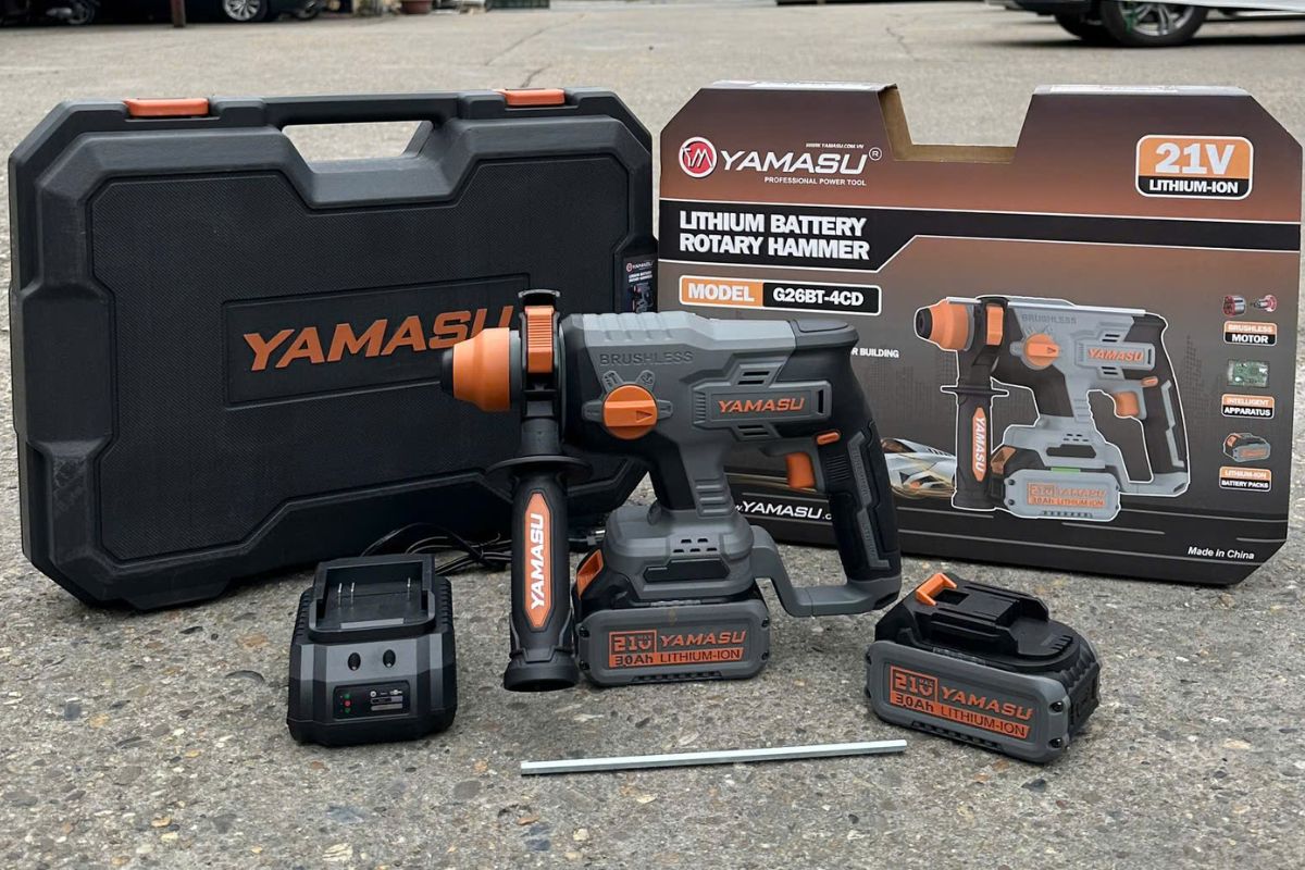  Máy khoan đục bê tông pin đa năng Yamasu hệ G21 G26BT-4CD (4 chế độ)