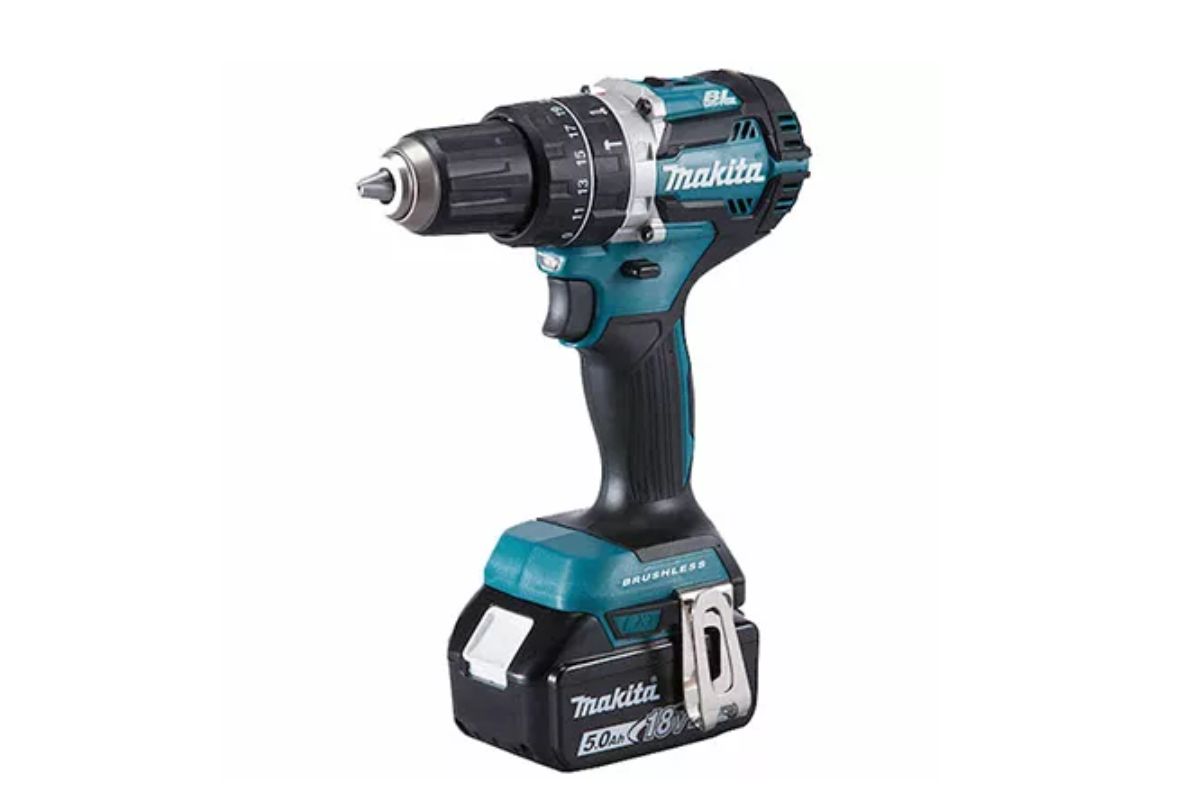 Máy khoan động lực dùng pin 18V Makita DHP484RFE lực siết 50Nm